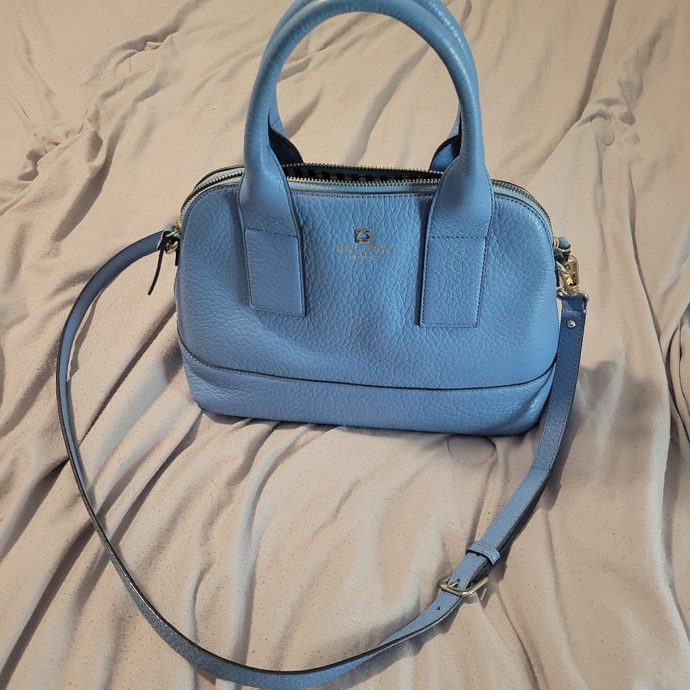 Kate Spade Southport Ave Jenny Satchel - Powder Blue, Size: Small